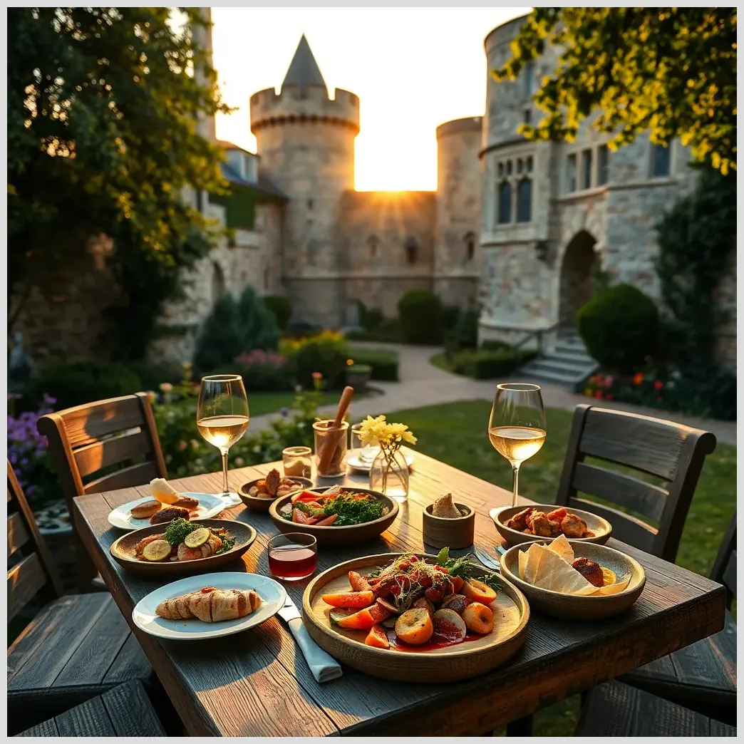 Cómo disfrutar de la gastronomía cerca de castillos